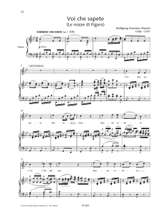 Voi Che Sapete von Wolfgang Amadeus Mozart (Download) 