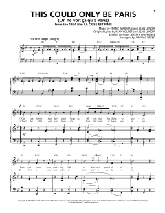 This Could Only Be Paris von Franz Waxman (Download) 