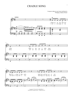 Cradle Song von Mozart (Download) 