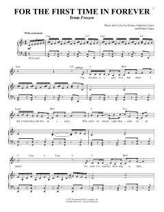 For The First Time In Forever von Robert Lopez (Download) 