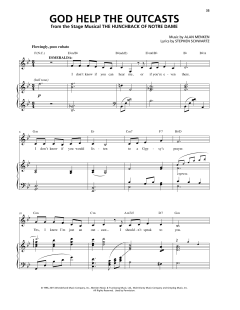 God Help The Outcasts von Alan Menken (Download) 