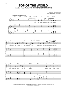 Top Of The World von Alan Menken (Download) 
