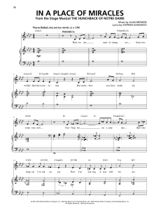 In A Place Of Miracles von Alan Menken (Download) 