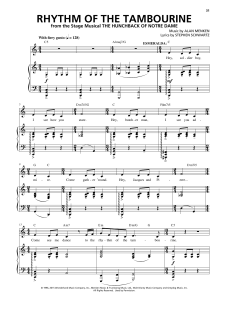 Rhythm Of The Tambourine von Alan Menken (Download) 