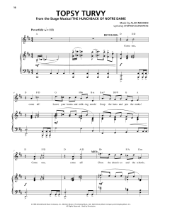 Topsy Turvy (Topsy Turvy Part 2) von Alan Menken (Download) 
