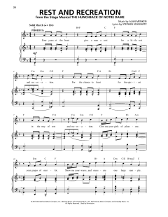 Rest And Recreation von Alan Menken (Download) 