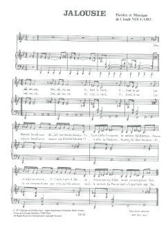 Jalousie von Claude Nougaro (Download) 