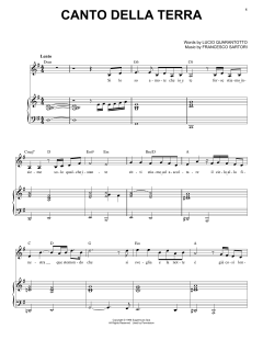 Canto Della Terra von Andrea Bocelli (Download) 