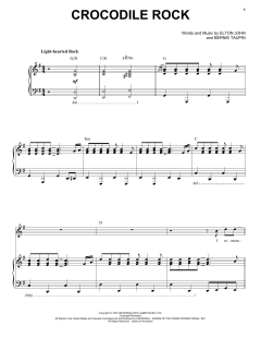 Crocodile Rock von Elton John (Download) 