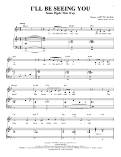 I'll Be Seeing You von Irving Kahal (Download) 