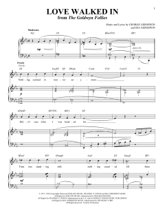 Love Walked In von George Gershwin (Download) 
