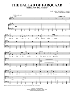 The Ballad of Farquaad von Jeanine Tesori (Download) 
