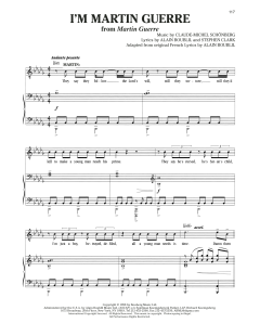 I'm Martin Guerre von Alain Boublil (Download) 