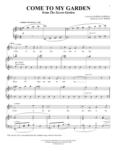Come To My Garden von Marsha Norman (Download) 