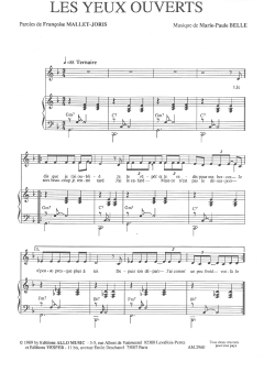 Les Yeux Ouverts von Francoise Mallet-Joris (Download) 