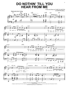 Do Nothin' Till You Hear From Me [Jazz version] von Duke Ellington (Download) 