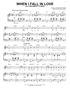 When I Fall In Love [Jazz version] von Victor Young (Download) 