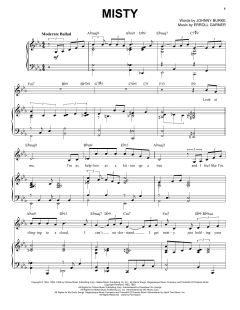 Misty [Jazz version] von Johnny Burke (Download) 