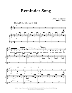 Reminder Song von Shaina Taub (Download) 