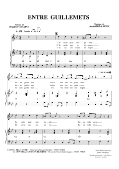 Entre Guillemets von Brigitte Fontaine (Download) 