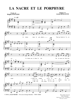 La Nacre Et Le Porphyre von Brigitte Fontaine (Download) 