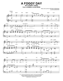 A Foggy Day (In London Town) [Jazz version] von Ira Gershwin (Download) 