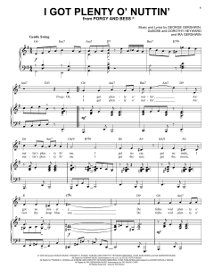 I Got Plenty O' Nuttin' [Jazz version] von Ira Gershwin (Download) 