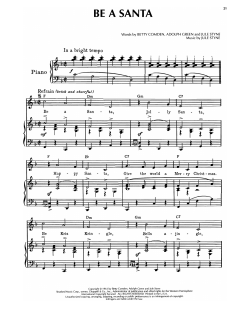 Be A Santa von Jule Styne (Download) 