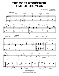 The Most Wonderful Time Of The Year [Jazz Version] von George Wyle (Download) 