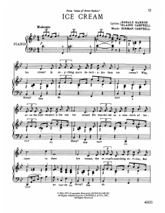 Ice Cream von Norman Campbell (Download) 