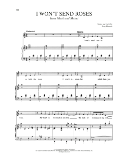 I Won't Send Roses (Download) 