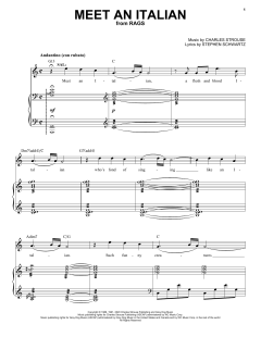 Meet An Italian von Charles Strouse (Download) 