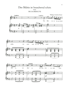 Dies Bildnis Ist Bezaubernd Schon von Wolfgang Amadeus Mozart (Download) 