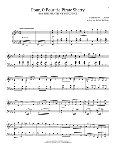 Pour, O Pour The Pirate Sherry von William Schwenck Gilbert (Download) 
