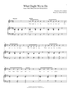 What Ought We To Do von William Schwenck Gilbert (Download) 