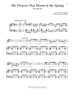 The Flowers That Bloom In The Spring von William Schwenck Gilbert (Download) 
