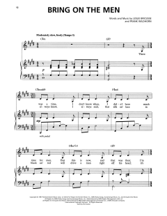 Bring On The Men von Frank Wildhorn (Download) 