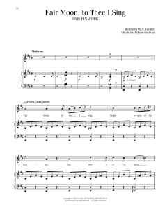 Fair Moon, To Thee I Sing von William Schwenck Gilbert (Download) 