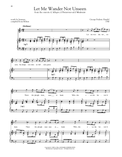 Let Me Wander Not Unseen von George Frideric Handel (Download) 