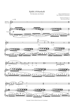 Fjallið, ið blunkaði (The Mountain Who Blinked) (for Tenor or Soprano) (Download) 