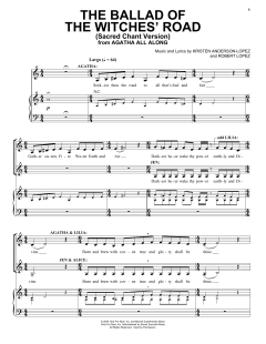 The Ballad Of The Witches' Road (Sacred Chant Version) von Robert Lopez (Download) 