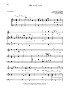 Alma Del Core (High Voice) von Antonio Caldara (Download) 