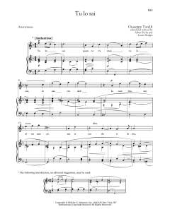 Tu Lo Sai (High Voice) von Giuseppe Torelli (Download) 
