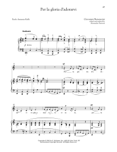 Per La Gloria D'adorarvi von Paolo Antonio Rolli (Download) 