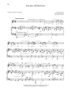 Intorno All'idol Mio (Low Voice) von Antonio Cesti (Download) 