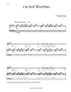 I'm Not Waiting (Download) 