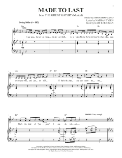 Made To Last von Jason Howland (Download) 