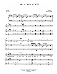 No Boom Boom von Fred Ebb (Download) 