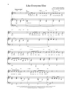 Like Everyone Else von Henry Krieger (Download) 