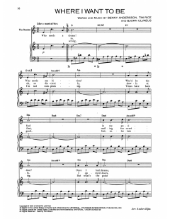 Where I Want To Be von Benny Andersson (Download) 